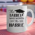 The Tassel Was Worth The Hassle Shirt Graduation TShirt Graphic Print Coffee Mug
