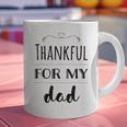 Thankful For My Dad Graphic Print Coffee Mug