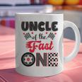 Uncle Of The Fast One Car Racing Dad 1St Birthday Boy Graphic Print Coffee Mug