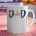 Unicorn Dad Birthday Shirt Matching Family Party Tee T-Shirt Graphic Print Coffee Mug