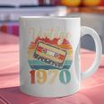 Vintage 1970 Retro Cassette Tape 70s Born Nostalgia Birthday Graphic Print Coffee Mug