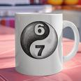 Vintage 6 7 Sketch Yin Yang Namaste Six Seven Nostalgia Graphic Print Coffee Mug