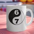 Vintage 6 7 Yin Yang Namaste Six Seven Nostalgia Graphic Print Coffee Mug Vintage 6 7 Yin Yang Namaste Six Seven Nostalgia Graphic Print Coffee Mug