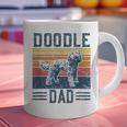 Vintage Doodle Dad Aussie Doodle & Goldendoodle Graphic Print Coffee Mug
