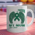 I Wear Green In Memory Of My Mom Liver Cancer Awareness Day Graphic Print Coffee Mug I Wear Green In Memory Of My Mom Liver Cancer Awareness Day Graphic Print Coffee Mug