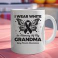 I Wear In Memory Of My Grandma Butterfly Lung Cancer Graphic Print Coffee Mug