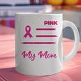 I Wear Pink In Memory Of My Mom Breast Cancer Awareness Premium Tri-Blend Graphic Print Coffee Mug