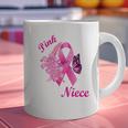 I Wear Pink In Memory Of My Niece Breast Cancer Awareness Graphic Print Coffee Mug I Wear Pink In Memory Of My Niece Breast Cancer Awareness Graphic Print Coffee Mug