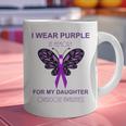 I Wear Purple In Memory For My Daughter Overdose Awareness Graphic Print Coffee Mug