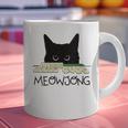 Women's Meowjong Cat Mahjong Chinese Game Cat Mom Dad Graphic Print Coffee Mug