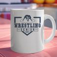 Wrestling Senior Night Wrestling Senior 2025 Graduation 66 Graphic Print Coffee Mug