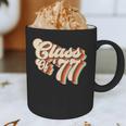 1977 Class Reunion Retro Class Of 77 High School Graduation Graphic Print Coffee Mug