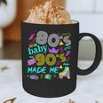 1980s 80's Baby 1990s 90's Made Me Birthday Nostalgia Vibes Graphic Print Coffee Mug
