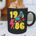 1986 Retro Raised In The 80s Old School Nostalgia Vibes Graphic Print Coffee Mug