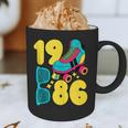 1986 Retro Raised In The 80s Old School Nostalgia Vibes Graphic Print Coffee Mug