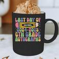 2025 Last Day Of School Autograph 6th Grade Graduation Graphic Print Coffee Mug