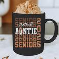2026 Football Senior Auntie Graduation Matching Family Graphic Print Coffee Mug