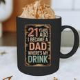 21st Birthday For Dad 21 Year Old Child Son Daughter Graphic Print Coffee Mug