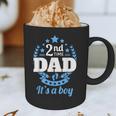 2nd Time Dad It's A Boy Dad Again Second Baby Announce Graphic Print Coffee Mug