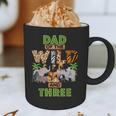 3rd Birthday Zoo Safari Jungle Dad Of The Wild And Three Graphic Print Coffee Mug