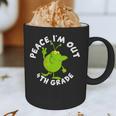 4th Grade Graduation Promotion Peace I'm Out Last Day Graphic Print Coffee Mug