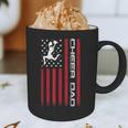 4th Of July US Flag Cheer Dad Shirt For Father's Cheer Graphic Print Coffee Mug