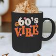 60's Vibe Retro Nostalgia Classic Mixtape Era 1960s Party Graphic Print Coffee Mug