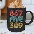 8675309 Retro Vintage 80's 90's Music Nostalgia Graphic Print Coffee Mug