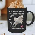 American Eskimo Dog Mom Eskie Dad Art Eskie Lover Quote Graphic Print Coffee Mug
