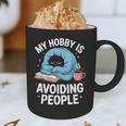 Anti-Social Club Homebody Introvert Hibernate Hermit Shyness Graphic Print Coffee Mug