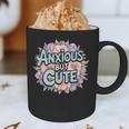 Anxious But Cute Introvert Floral Social Anxiety Graphic Print Coffee Mug Anxious But Cute Introvert Floral Social Anxiety Graphic Print Coffee Mug