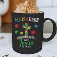 Autism Dad Son Father Autistic Kid Awareness Jesus Christian Graphic Print Coffee Mug