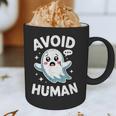 Avoid Humans Cute Kawaii Pastel Ghost Introvert Saying Graphic Print Coffee Mug Avoid Humans Cute Kawaii Pastel Ghost Introvert Saying Graphic Print Coffee Mug