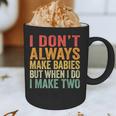 Baby Twins For Pregnant Mum Dad Graphic Print Coffee Mug