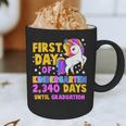 Back To School First Day Of Kindergarten Graduation Unicorn Graphic Print Coffee Mug