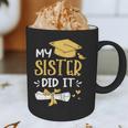 Back To School My Sister Did It Graduation Proud Sister Graduated Female X-Small Graphic Print Coffee Mug