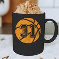 Basketball Player 31 Basketball Mom Dad Jersey Number 31 Graphic Print Coffee Mug