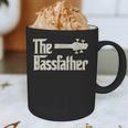The Bassfather Distressed Bass Player Dad Fathers Day Graphic Print Coffee Mug