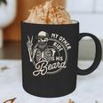 Bearded Dad Daddy Father’s Day My Other Ride Is His Beard Graphic Print Coffee Mug