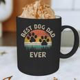 Best Dog Dad Ever Vintage Father's Day Dog Lover Graphic Print Coffee Mug