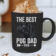 Best Pug Dad Ever Fathers Day Cute Daddy Dad Pug Graphic Print Coffee Mug