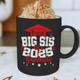 Big Sis Of a 2025 Graduate Class Senior Graduation Grad 25 Graphic Print Coffee Mug