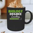 Biology Degree Loading Graduation Student Teacher Biologist Graphic Print Coffee Mug