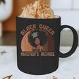 Black Queen With a Masters Degree Melanin Girls Graduation Graphic Print Coffee Mug