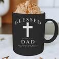 Blessed Dad Christian Men James 1 17 Scripture Quote Cross Graphic Print Coffee Mug