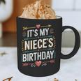 Boho Nostalgia It's My Niece's Birthday Women Kids Graphic Print Coffee Mug Boho Nostalgia It's My Niece's Birthday Women Kids Graphic Print Coffee Mug