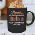 Books Helping Introverts Avoid Conversation Book Reading Graphic Print Coffee Mug Books Helping Introverts Avoid Conversation Book Reading Graphic Print Coffee Mug
