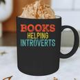 Books Helping Introverts I Introvert Graphic Print Coffee Mug Books Helping Introverts I Introvert Graphic Print Coffee Mug