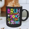 Bruh This Is My 70's Costume Nostalgia Mixtape 1970s Party Graphic Print Coffee Mug