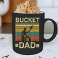 Bucket Dad Softball Dad Baseball Coach Father's Day Graphic Print Coffee Mug